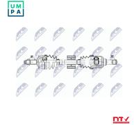 DRIVESHAFT For FIAT PANDA 1.1,1.2 03- /RIGHT/