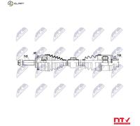 NTY NPW-HY-647 Drive shaft