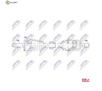 NTY NPW-HY-677 Drive shaft