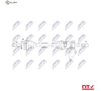 DRIVE SHAFT NPW-MG-003 FOR15E4E 1.5L 4cyl HS