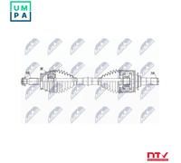 NTY Driveshaft NPW-MS-077 for Mitsubishi, Right Rear Axle 833 mm