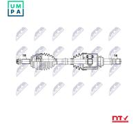 DRIVE SHAFT NPW-MS-118 FOR MITSUBISHI 6B31 3.0L 6cyl OUTLANDER II