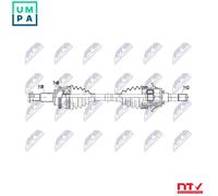 DRIVE SHAFT NPW-MZ-126 FOR MAZDA PYY1 2.5L PE-VPS/PEY7/PEY6 2.0L SHY4 2.2L 4cyl