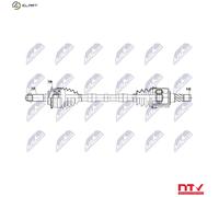 DRIVE SHAFT NPW-MZ-134 FOR MAZDA 13B-MSP 1.3L 2cyl RX-8