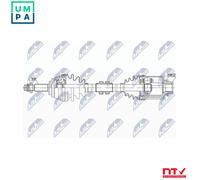 NTY Drive Shaft NPW-NS-088 For Nissan Front Axle Right, 576 mm, 29T