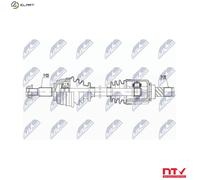 DRIVE SHAFT NPW-NS-110 FOR NISSAN NOTE MICRA/III/C+C CR12DE/CG12DE 1.2L 4cyl