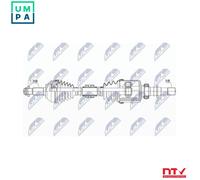 Driveshaft Front Axle Right Manual Transmission NPW-NS-159 NTY for RENAULT