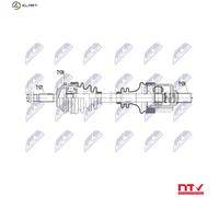 NTY NPW-RE-268 Drive shaft