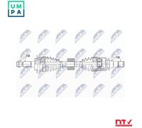 NTY Drive Shaft NPW-SU-037 For Suzuki Front Axle Left 651 mm 73/69 mm