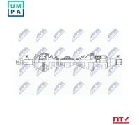 Driveshaft Front Axle Left Automatic Transmission NPW-TY-184 NTY for TOYOTA