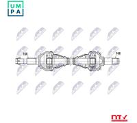 DRIVE SHAFT NPW-TY-217 FOR LEXUS 2AR-FSE 2.5L 8AR-FTS 2.0L 4cyl GS 3.5L 6cyl GS