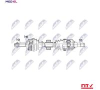 DRIVE SHAFT NPW-TY-242 FOR TOYOTA 3ZZ-FE 1.6L 4cyl COROLLA Verso