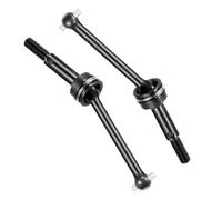 Drive Shaft Propshaft 2PCS Steel CVD Drive Shaft Front Rear For TT02 TT01 TC01 1/10 RC Model Drift Car Upgrade Parts Universal(For TC01)