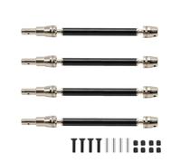 Drive Shaft Propshaft 4pcs Front/rear Slider CVD Driveshaft Set For 1/10 For ARRMA 4s For Outcast For Kraton V2 Upgrade Part(Black)