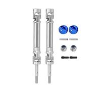 Drive Shaft Propshaft Front Axle Shaft And Rear Drive For 1/10 For Traxxas For Slash 2WD 4X4 Rustler RC Car Upgrade Parts Stainless Steel(A rear)