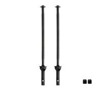 Drive Shaft Propshaft Front/Rear Axle CVD Driveshaft AR310458 AR310590 AR310591 For RC 1/7 1/8 For ARRMA 6S For Kraton For Notorious Hard Steel(2Pcs Front Black)