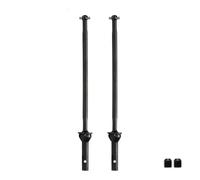 Drive Shaft Propshaft Front/Rear Axle CVD Driveshaft AR310458 AR310590 AR310591 For RC 1/7 1/8 For ARRMA 6S For Kraton For Notorious Hard Steel(2Pcs Rear Black)