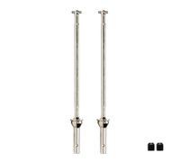 Drive Shaft Propshaft Front/Rear Axle CVD Driveshaft AR310458 AR310590 AR310591 For RC 1/7 1/8 For ARRMA 6S For Kraton For Notorious Hard Steel(2Pcs Front Silver)