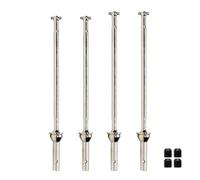Drive Shaft Propshaft Front/Rear Axle CVD Driveshaft AR310458 AR310590 AR310591 For RC 1/7 1/8 For ARRMA 6S For Kraton For Notorious Hard Steel(Front Rear Silver)