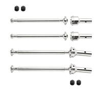 Drive Shaft Propshaft Front Rear Drive Shaft Cvd Driveshaft For Arrma 1/7 For Limitless For Infraction 6s Blx 1/8 For Typhon 6s For Blx Upgrade Parts(Silver)