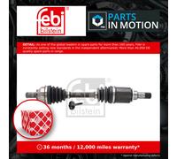 Drive Shaft Rear Left 1003192 Febi Driveshaft 396000937R 396002725R A4533503700