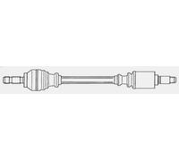 Drive Shaft Right Citroen Berlingo 1.1,1.4 96-, Xsara 1.4,1.6 97-05 New