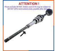Driveshaft Front Axle Right Automatic Transmission NPW-VV-039 NTY for VOLVO