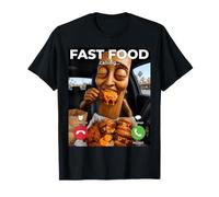 Drive Thru Fast Food Feast in Car Tung Sahur Mukbang Meme T-Shirt