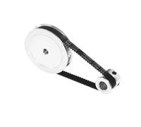 Drive Transfer Belt 2GT Timing Pulley Set 2:1 Reduction Ratio Transmission Component 40T 20Teeth Belt Width 10mm Bore 3~12mm GT2 Pulley Belt Kit Ribbed Belt(200mm,40T Bore 6mm)