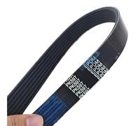 Drive Transfer Belt 2pcs 6.5HP Mini Tiller Spare Part Forward And Reverse Belt 7PK597 & 5PK730 Rubber Belt(7PK597 5PK730)