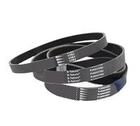 Drive Transfer Belt For DIY Model Motor Belt Parts V-Belt PJ470 185J 190J 195J 200J 205J 210J 215J 180J 3/4/5/6 Ribs Rubber Belt(185J-PJ470,3ribs)