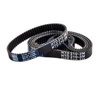 Drive Transfer Belt HTD 3*M Timing Belt Perimeter Lp=195 198 201 204 207 210 213 216 219 222 225 228 231mm Rubber Closed Loop Belt Width 6/10/15/20mm Ribbed Belt(228-76 Teeth,2PCS_WIDTH 6MM)