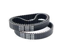 Drive Transfer Belt HTD 5M Rubber Closed Loop Timing Belt Width 10~50mm Perimeter 260 265 270 275 280 285 290 295 300cm HTD5M Transmission CNC Drive(HTD 270mm 5M,Belt Width 50mm)