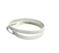 Drive Transfer Belt HTD5M Timing Belt White PU Closed Loop Toothed Belt 5M-2475/2480/2500/2520 15/20/25/30mm Width Transmission Belt Ribbed Belt(5M-2505,20mm)
