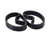 Drive Transfer Belt S2M Rubber Timing Belt Length 124 126 128 130 132 134 136 138 140 142 144 146mm Width 4/6/9/10/15mm Synchronous Belt Drive Belt Rubber Belt(128mm-S2M-64 Teeth,3PCS_15MM)