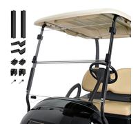 Drive-up Club Car Precedent, Tempo, Onward 2004-Up Golf Cart Windshield, Clear Foldable, UV Protection, Impact Resistant