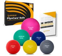 Driveline Baseball PlyoCare® Balls - 6 Weighted and Durable Training Balls - Includes 16-Week Pitching Program - Plyo Balls for Baseball and Softball