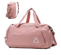DriveMax 4 Ways to Carry 45L Large Duffle Water-Resistant Gym Bag, Lightweight Sports Travel Backpack with Shoe Compartment Overnight Bag for Fitness Yoga Swimming Weekend Bags for Women