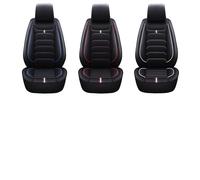 DRIVEMAX 5 Seat Car Seat Covers - Full Set for Ford Fiesta 2005-2023, Waterproof Breathable PU Leather, All-Weather Use, White Trim