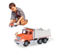 DRIVEN - Micro Dump Truck - Toy Truck with Dumper, Lights, and Sounds - Trucks, Work Vehicles, and Construction Toys for Kids Aged 3 and Up