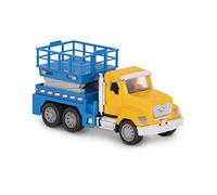 Driven by Battat WH1074Z Micro Scissor Lift Working LED Lights and Sound - Trucks and Construction Toys for Kids Aged 3 and Up, Blue, Yellow