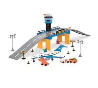 DRIVEN by Battat Airport Playset, Toy Plane, Tower, Runway Set