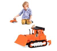 Driven by Battat Bulldozer Toy, 1:24 Scale with Sound, Orange, Trucks
