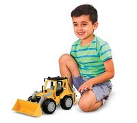 DRIVEN - Midrange Backhoe Loader - Toy Truck with Shovel, Excavator Arm, and Sound - Trucks and Construction Toys for Kids Aged 3 and Up