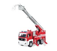 Driven by Battat - Large 18-Inch Fire Truck Toy for Kids - Lights & Sounds, Extending Ladder & Moving Parts - Firefighter Rescue Vehicle - Gift for Boys & Girls 3+ Years