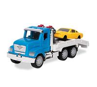 Driven by Battat - Micro Tow Truck - Toy Truck with Car and Towing Hook - Includes Working Lights and Sounds - Cars and Trucks for Kids Age 3+