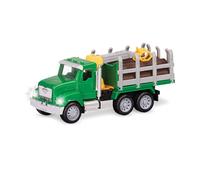 Driven by Battat WH1013Z Micro Toy Crane Arm and Logs - Includes Working Lights and Sounds - Cars and Trucks for Kids Age 3+, Nylon/A