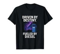 Driven by Destiny Fueled by Diesel Truckers Design T-Shirt