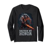 Driven by Honor. Strength Beyond Realms. Long Sleeve T-Shirt