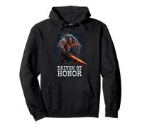 Driven by Honor. Strength Beyond Realms. Pullover Hoodie